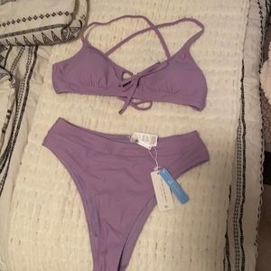 XL Lavender Cupshe Cut Out Bikini - New with Tags